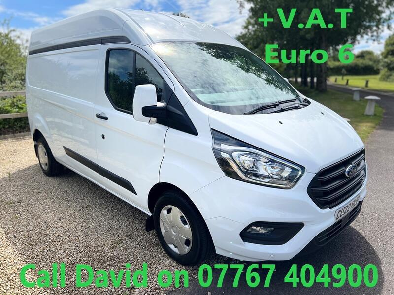 FORD TRANSIT CUSTOM 2.0 Transit Custom High Roof Trend Van 300 L2 2.0L EcoBlue 130PS FWD 6 Speed Manual