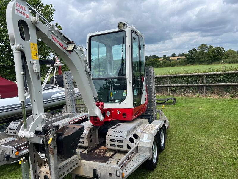View 1925 CROSSLEY Takeuchi TB216 Full Cab Mini Digger