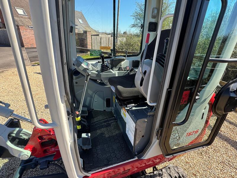 View 1925 CROSSLEY Takeuchi TB216 Cab Digger 1,063 Hrs