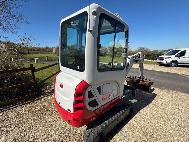 View 1925 CROSSLEY Takeuchi TB216 Cab Digger 1,063 Hrs