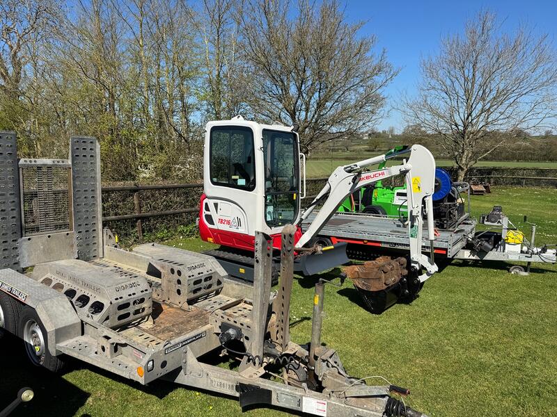 View 1925 CROSSLEY Takeuchi TB216 Cab Mini Digger 1,803 Hrs