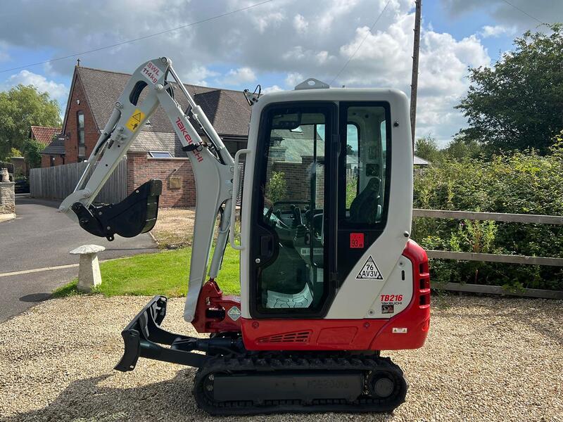 View 1925 CROSSLEY Takeuchi TB216 Cab Digger 1,676 Hrs