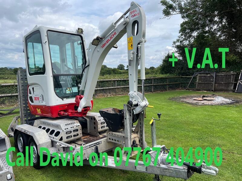 View 1925 CROSSLEY Takeuchi TB216 Cab Digger 1,676 Hrs